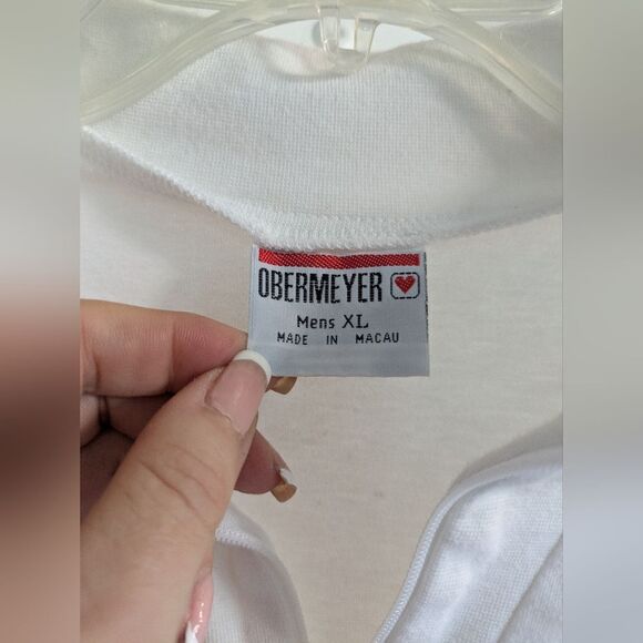Obermeyer 1/4 zip White long sleeve shirt - Picture 4 of 5